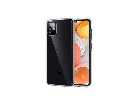 Carcasa Samsung Galaxy A42 5G hybrid (bumper + trasera transparente) transparente