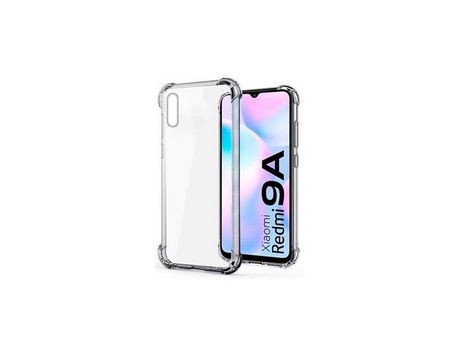 Carcasa Xiaomi Redmi 9A / 9AT hybrid (bumper + trasera transparente) Transparente