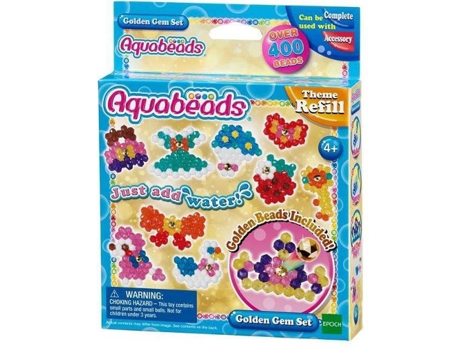 Juego AQUABEADS Perlas Doradas