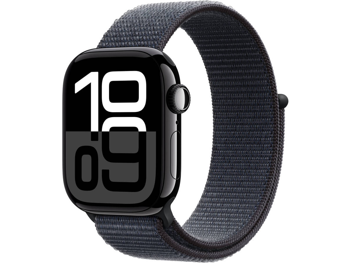 APPLE Watch Series 10 GPS 42 mm Aluminio Negro Azabache con Correa Loop Deportiva Tinto