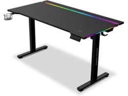 Escritorio ALPHA GAMER Zorya RGB (Negro)
