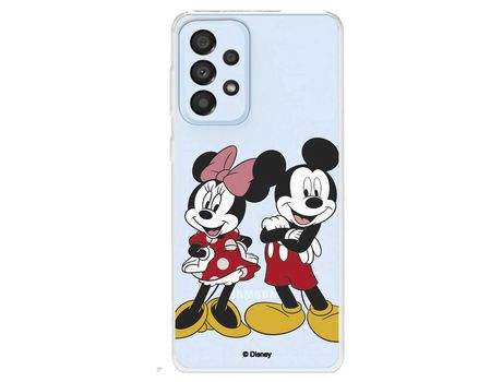 Funda para Samsung Galaxy A33 5G Oficial De Disney Mickey Y Minnie Posando - Clásicos Disney