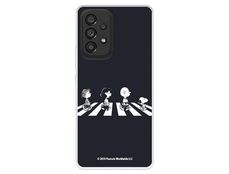 Funda para Samsung Galaxy A53 5G Oficial de Peanuts Personajes Beatles - Snoopy