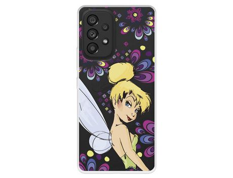 Funda para Samsung Galaxy A53 5G Oficial de Disney Campanilla Flores - Peter Pan