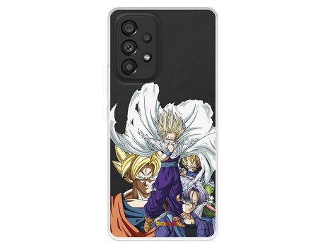 Funda para Samsung Galaxy A53 5G Oficial de Dragon Ball Guerreros Saiyans - Dragon Ball