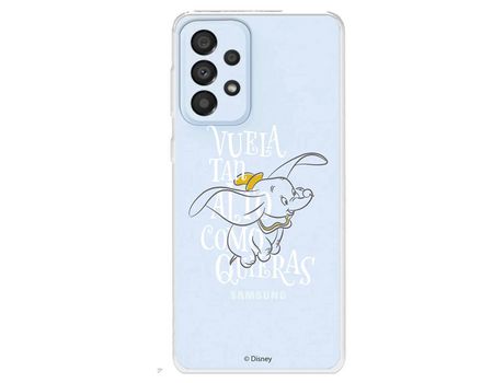 Funda para Samsung Galaxy A33 5G Oficial de Disney Dumbo Vuela Tan Alto - Dumbo