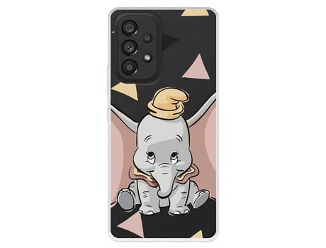 Funda para Samsung Galaxy A53 5G Oficial de Disney Dumbo Silueta Transparente - Dumbo
