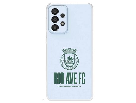 Funda para Samsung Galaxy A33 5G Del Escudo Leather Case Negra - Licencia Oficial Rio Ave Fc