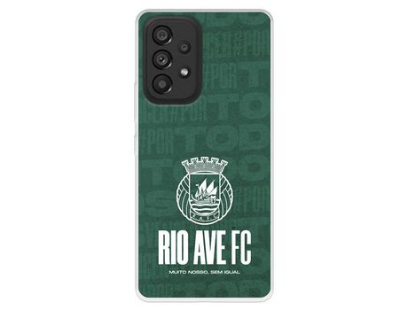 Funda para Samsung Galaxy A53 5G Del Escudo Blanco - Licencia Oficial Rio Ave Fc