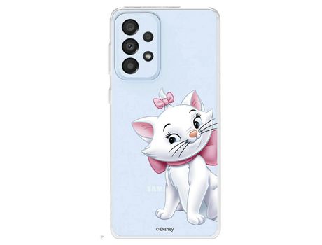 Funda para Samsung Galaxy A33 5G Oficial de Disney Marie Silueta - Los Aristogatos