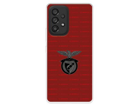 Funda para Samsung Galaxy A53 5G Del Escudo Fondo Granate - Licencia Oficial Benfica