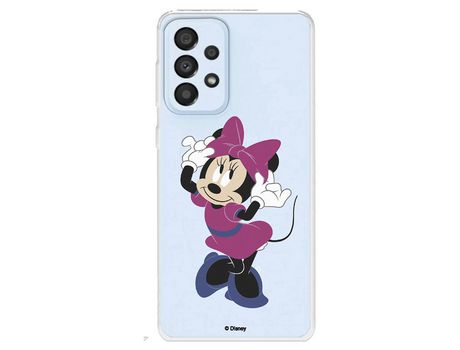 Funda para Samsung Galaxy A33 5G Oficial de Disney Minnie Rosa - Clásicos Disney