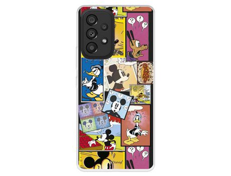 Funda para Samsung Galaxy A53 5G Oficial de Disney Mickey Comic - Clásicos Disney