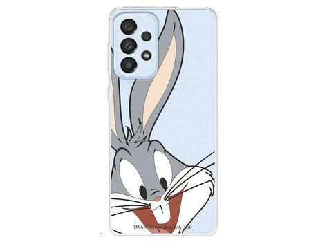 Funda para Samsung Galaxy A33 5G Oficial de Warner Bros Bugs Bunny Silueta Transparente - Looney Tunes