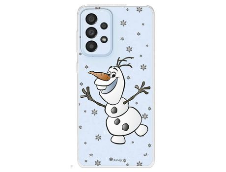 Funda para Samsung Galaxy A33 5G Oficial de Disney Olaf Transparente - Frozen