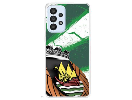 Funda para Samsung Galaxy A33 5G Del Escudo Fondo Verde Y Blanco - Licencia Oficial Rio Ave Fc