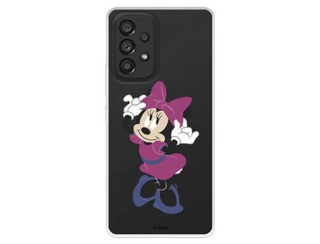 Funda para Samsung Galaxy A53 5G Oficial de Disney Minnie Rosa - Clásicos Disney