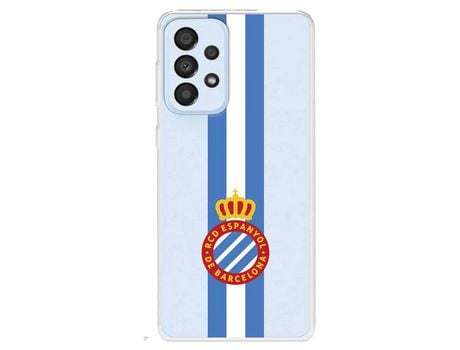 Funda para Samsung Galaxy A33 5G Del Escudo Albiceleste - Licencia Oficial Rcd Espanyol