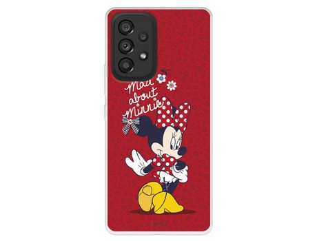 Funda para Samsung Galaxy A53 5G Oficial de Disney Minnie Mad About - Clásicos Disney