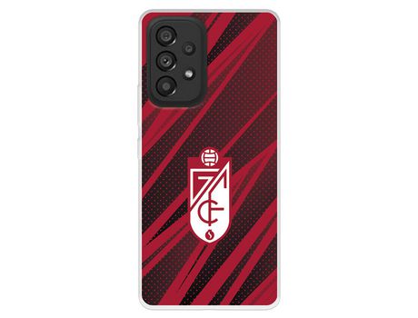 Funda para Samsung Galaxy A53 5G Del Escudo - Líneas Rojas Y Negras - Licencia Oficial Granada Cf