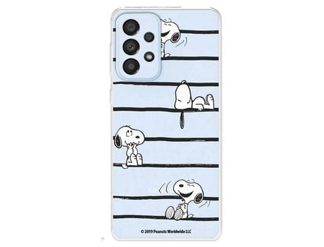 Funda para Samsung Galaxy A33 5G Oficial de Peanuts Snoopy Rayas - Snoopy