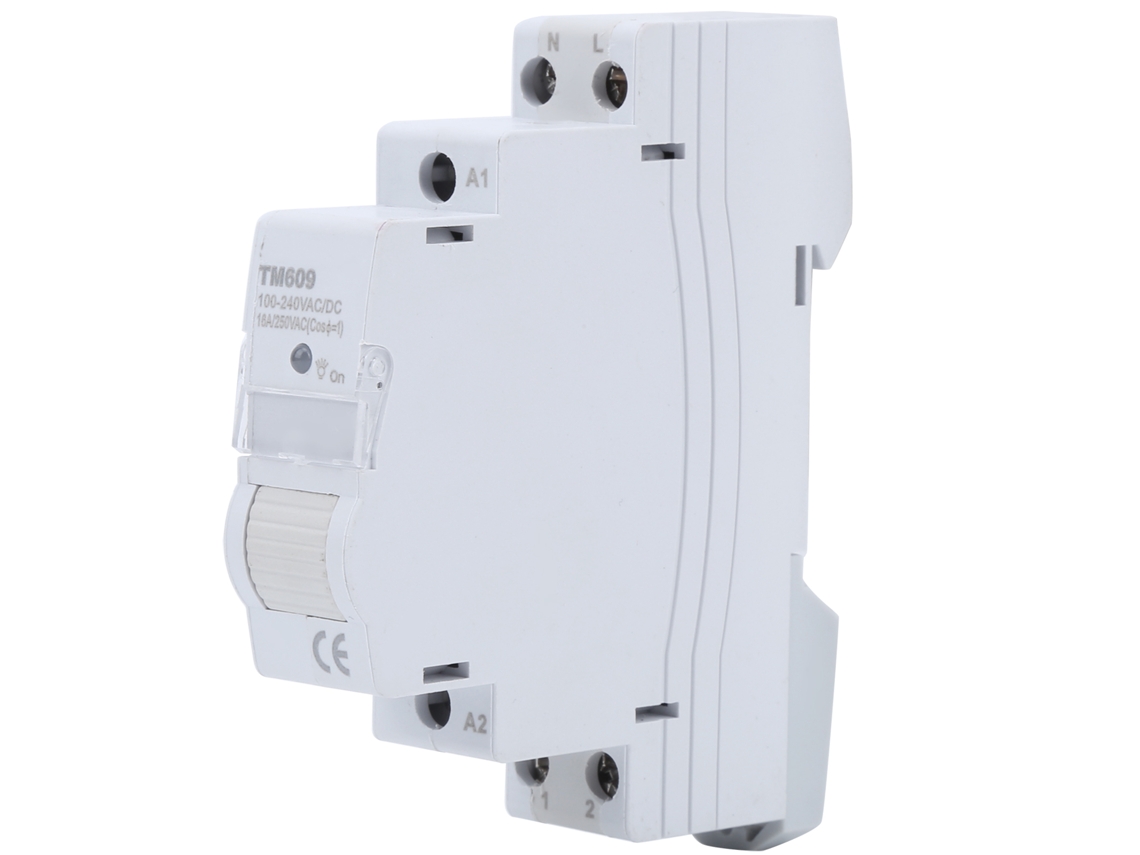 Timer Inteligente Wifi Controle Remoto Sem Fio 100-240v 16a Tm609 Materiais Industriais Plásticos