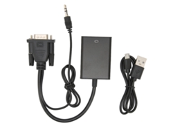 Conversor De Vga Para High Definition Multimedia Interface Adaptador De Computador Para Tv Com Cabo Adaptador
