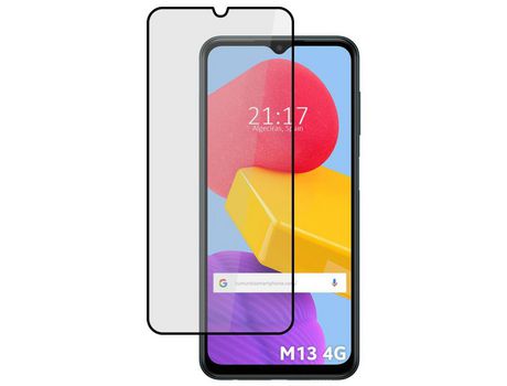 Protector Cristal Templado Completo 5D Full Glue Negro para Samsung Galaxy M13 4G Vidrio
