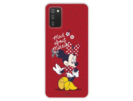 Funda Para Samsung Galaxy A03S Oficial De Disney Minnie Mad About - Clásicos Disney