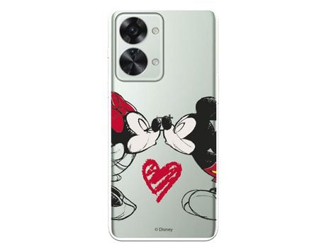 Funda Para Oneplus Nord 2T 5G Oficial De Disney Mickey Y Minnie Beso - Clásicos Disney