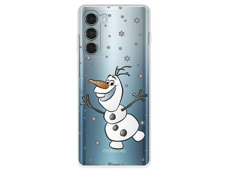 Funda Para Motorola Moto G200 5G Oficial De Disney Olaf Transparente - Frozen