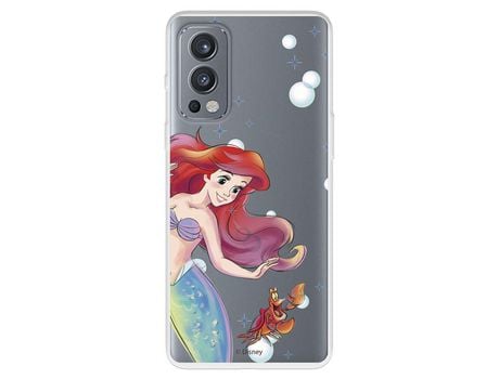 Funda Para Oneplus Nord Ce 2 Oficial De Disney Ariel Y Sebastián Burbujas - La Sirenita