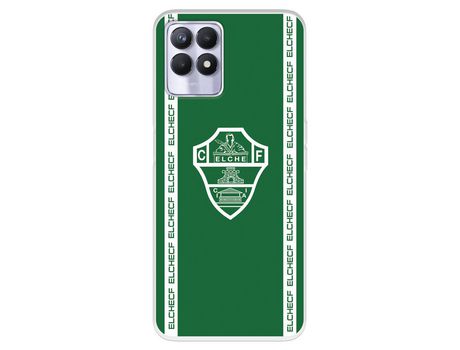 Funda Para Realme C11 2021 Del Elche Cf Escudo Fondo Verde - Licencia Oficial Elche Cf