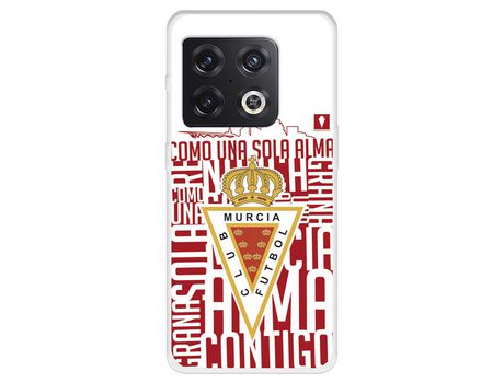 Funda Para Oneplus 10 Pro Del Real Murcia Escudo Fondo Blanco - Licencia Oficial Real Murcia