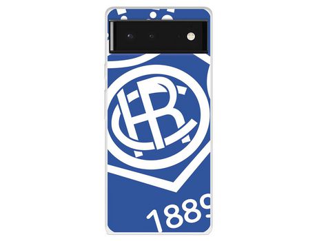 Funda Para Google Pixel 6 Del Recre Escudo Fondo Azul - Licencia Oficial Real Club Recreativo De Huelva