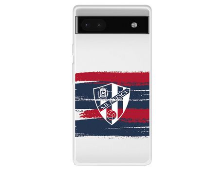Funda Para Google Pixel 6A Del Sd Huesca Rayas Transparente - Licencia Oficial Sd Huesca