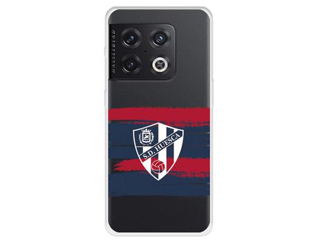 Funda Para Oneplus 10 Pro Del Sd Huesca Rayas Transparente - Licencia Oficial Sd Huesca