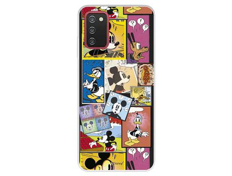 Funda Para Samsung Galaxy A03S Oficial De Disney Mickey Comic - Clásicos Disney