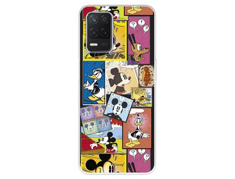 Funda Para Realme Narzo 30 5G Oficial De Disney Mickey Comic - Clásicos Disney