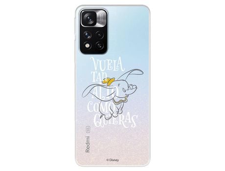 Funda Para Xiaomi Redmi Note 11 Oficial De Disney Dumbo Vuela Tan Alto - Dumbo