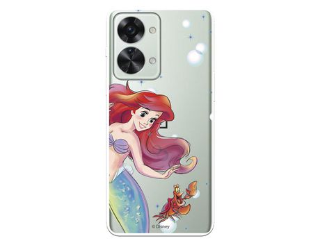 Funda Para Oneplus Nord 2T 5G Oficial De Disney Ariel Y Sebastián Burbujas - La Sirenita