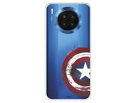Funda Para Huawei Honor 50 Lite Oficial De Marvel Capitán América Escudo Transparente - Marvel
