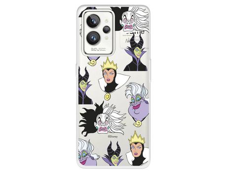 Funda Para Realme Gt 2 Pro Oficial De Disney Villanas Patrón - Villanas Disney