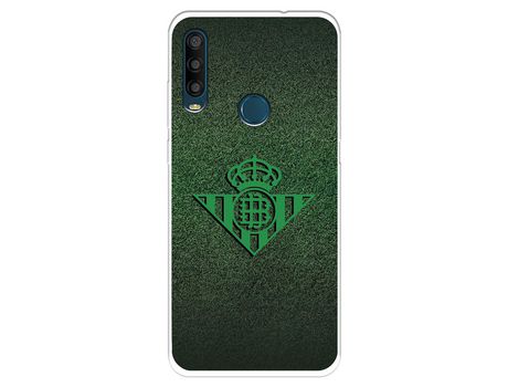 Funda Para Alcatel 1Se 2020 Del Real Betis Balompié Escudo Verde Fondo Trama - Licencia Oficial Real Betis Balompié