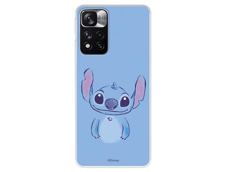 Funda Para Xiaomi Redmi Note 11 Oficial De Disney Stitch Azul - Lilo & Stitch