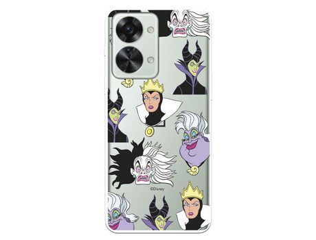 Funda Para Oneplus Nord 2T 5G Oficial De Disney Villanas Patrón - Villanas Disney