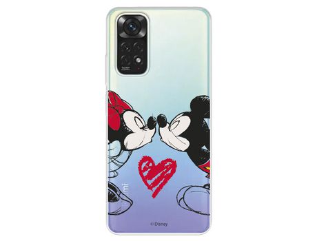 Funda Para Xiaomi Redmi Note 11 Pro 5G Oficial De Disney Mickey Y Minnie Beso - Clásicos Disney