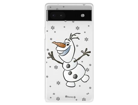 Funda Para Google Pixel 6A Oficial De Disney Olaf Transparente - Frozen