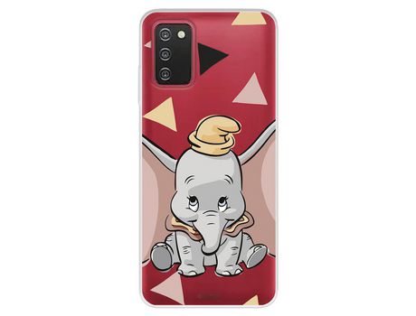 Funda Para Samsung Galaxy A03S Oficial De Disney Dumbo Silueta Transparente - Dumbo