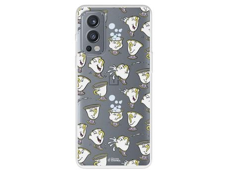 Funda Para Oneplus Nord Ce 2 Oficial De Disney Chip Potts Siluetas - La Bella Y La Bestia